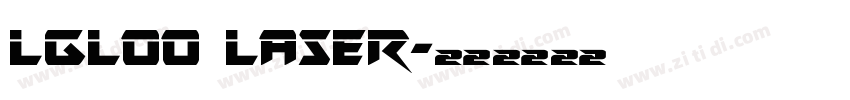 lgloo laser字体转换
